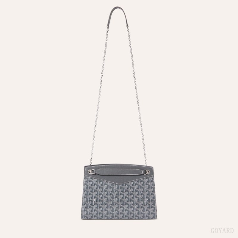 Bolsas De Ombro Goyard Rouette Structuré PM Bag Cinzentas | GY-WBV3568