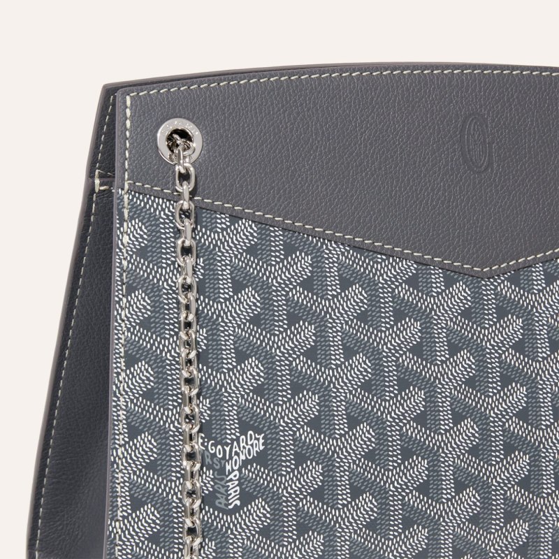Bolsas De Ombro Goyard Rouette Structuré PM Bag Cinzentas | GY-WBV3568
