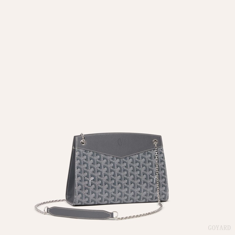 Bolsas De Ombro Goyard Rouette Structuré PM Bag Cinzentas | GY-WBV3568