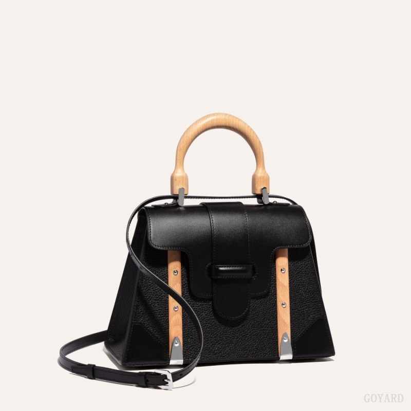 Bolsas De Ombro Goyard SAÏGON PM BAG Pretas | GY-UNW3379