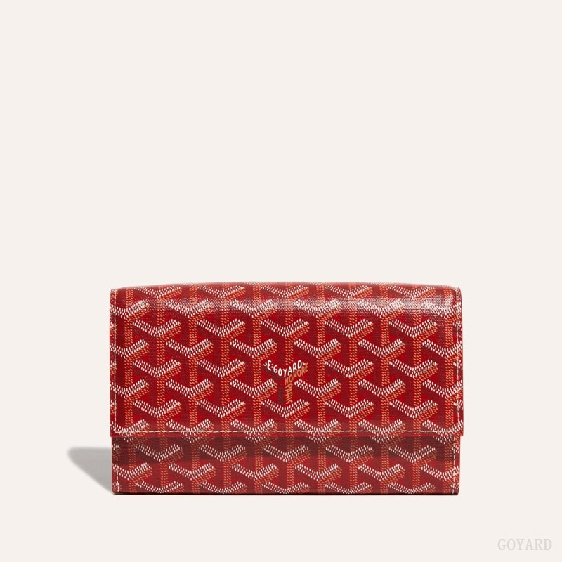 Bolsas De Ombro Goyard Varenne Continental Wallet Vermelhas | GY-RPS3184