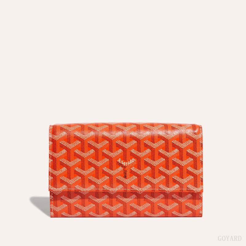 Bolsas De Ombro Goyard Varenne Continental Wallet Laranja | GY-USH4602