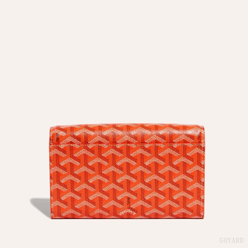 Bolsas De Ombro Goyard Varenne Continental Wallet Laranja | GY-USH4602