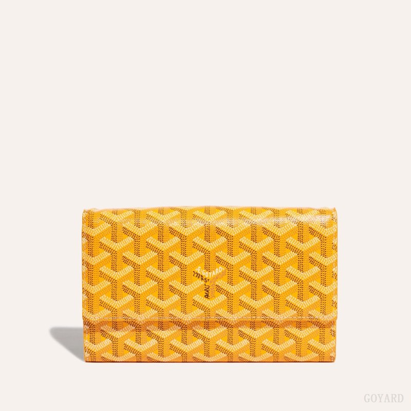 Bolsas De Ombro Goyard Varenne Continental Wallet Amarelas | GY-NYH0164