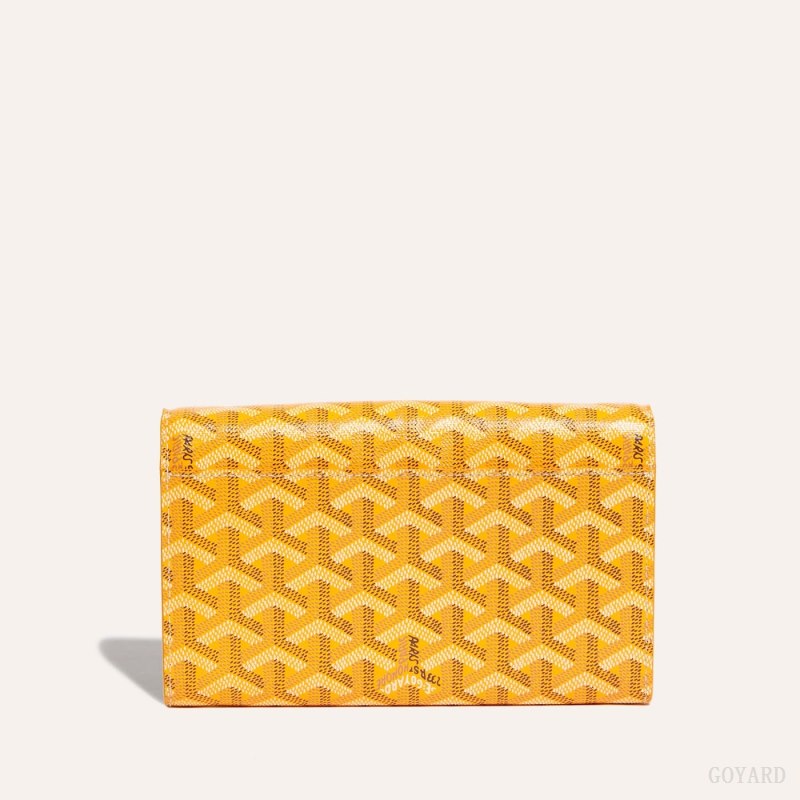 Bolsas De Ombro Goyard Varenne Continental Wallet Amarelas | GY-NYH0164