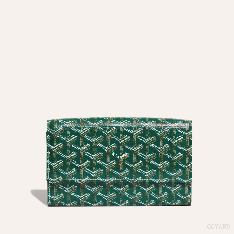 Bolsas De Ombro Goyard Varenne Continental Wallet Verdes | GY-ERR0264