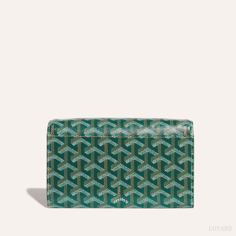 Bolsas De Ombro Goyard Varenne Continental Wallet Verdes | GY-ERR0264