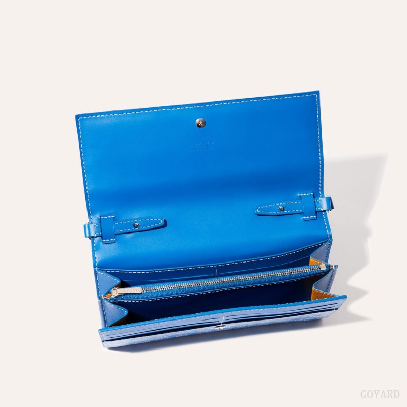 Bolsas De Ombro Goyard Varenne Continental Wallet Azuis | GY-AJH6436
