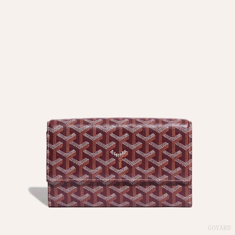 Bolsas De Ombro Goyard Varenne Continental Wallet Bordeaux | GY-TXX5423