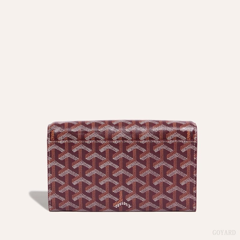 Bolsas De Ombro Goyard Varenne Continental Wallet Bordeaux | GY-TXX5423