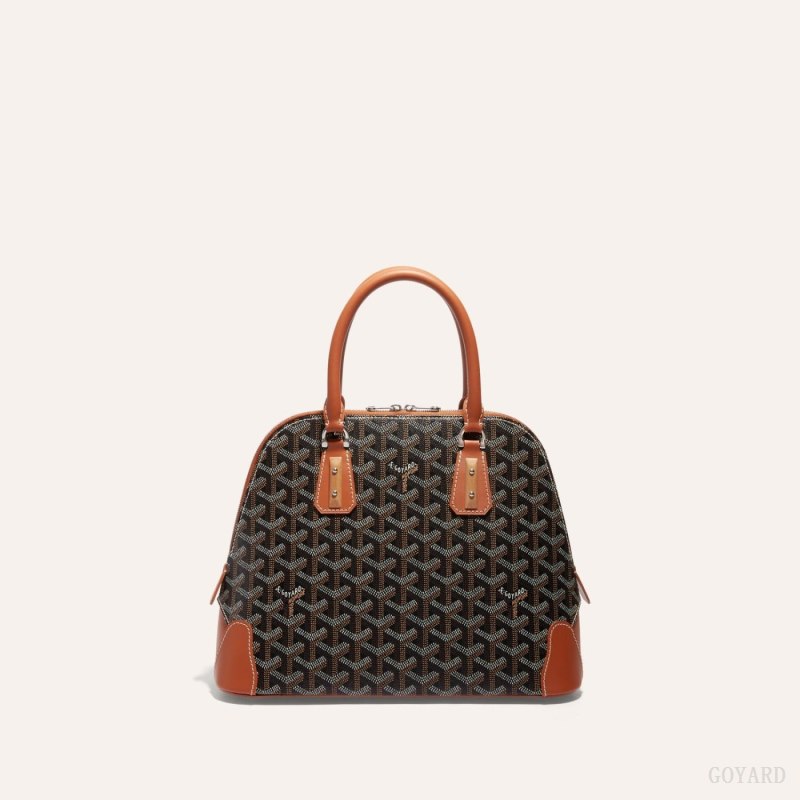 Bolsas De Ombro Goyard Vendôme PM Bag Pretas Marrom | GY-RFE5879