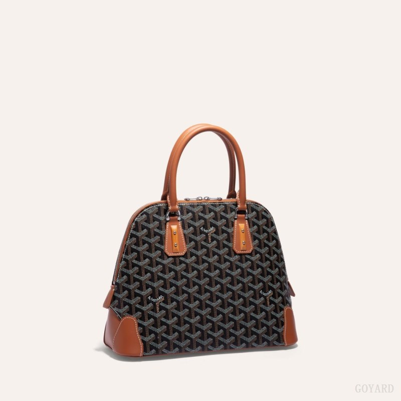 Bolsas De Ombro Goyard Vendôme PM Bag Pretas Marrom | GY-RFE5879