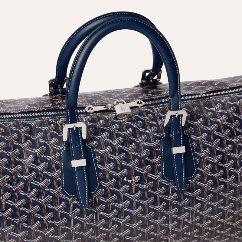 Bolsas De Viagem Goyard Boston 45 bag Azul Marinho Azuis | GY-XBG4057
