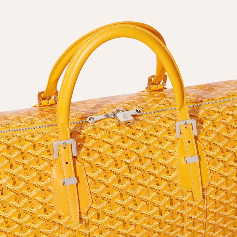 Bolsas De Viagem Goyard Boston 50 bag Amarelas | GY-KFV4814