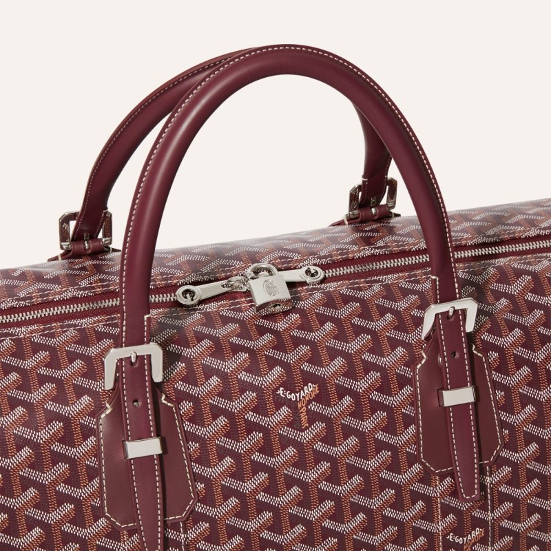 Bolsas De Viagem Goyard Boston 50 bag Bordeaux | GY-WWC4574