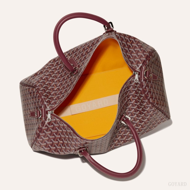 Bolsas De Viagem Goyard Boston 50 bag Bordeaux | GY-WWC4574
