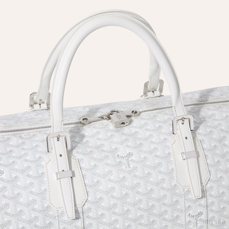 Bolsas De Viagem Goyard Boston 50 bag Branco | GY-UVG4326