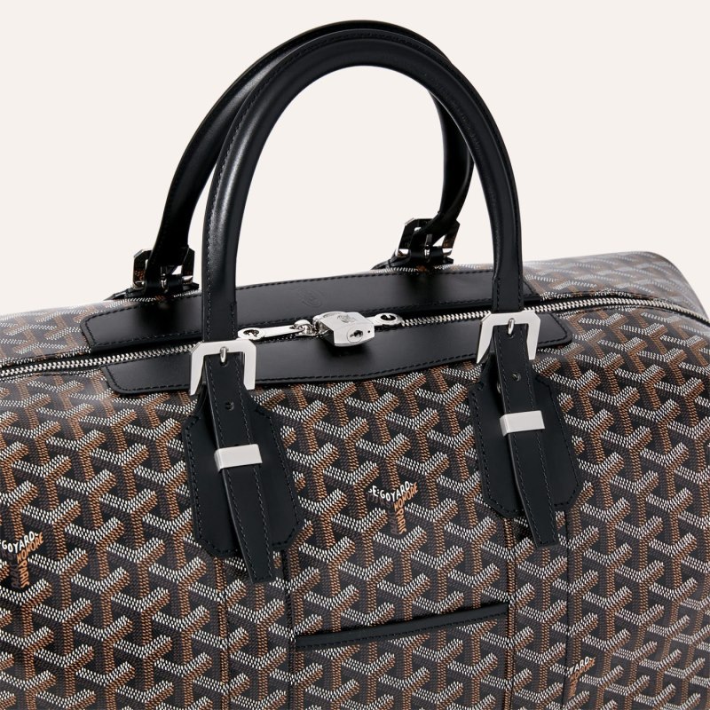Bolsas De Viagem Goyard Bowling 45 bag Pretas | GY-HOO9364