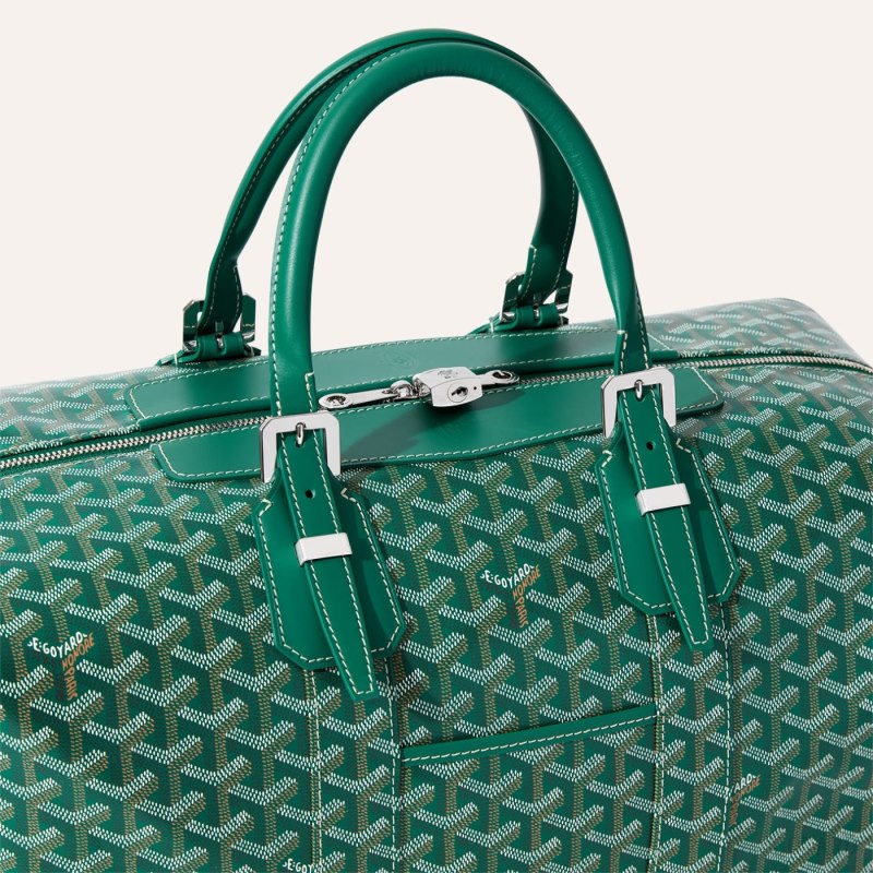 Bolsas De Viagem Goyard Bowling 45 bag Verdes | GY-RQP7538