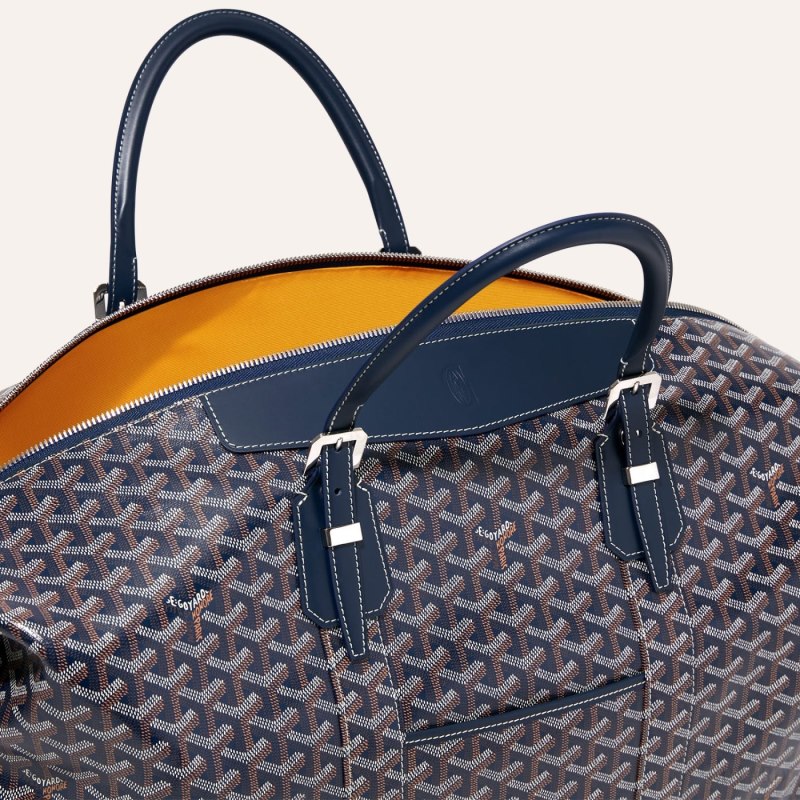 Bolsas De Viagem Goyard Bowling 55 bag Azul Marinho Azuis | GY-UTH7049