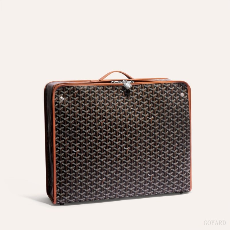 Bolsas De Viagem Goyard CARAVELLE 50 SUITCASE Pretas Marrom | GY-VZT5281