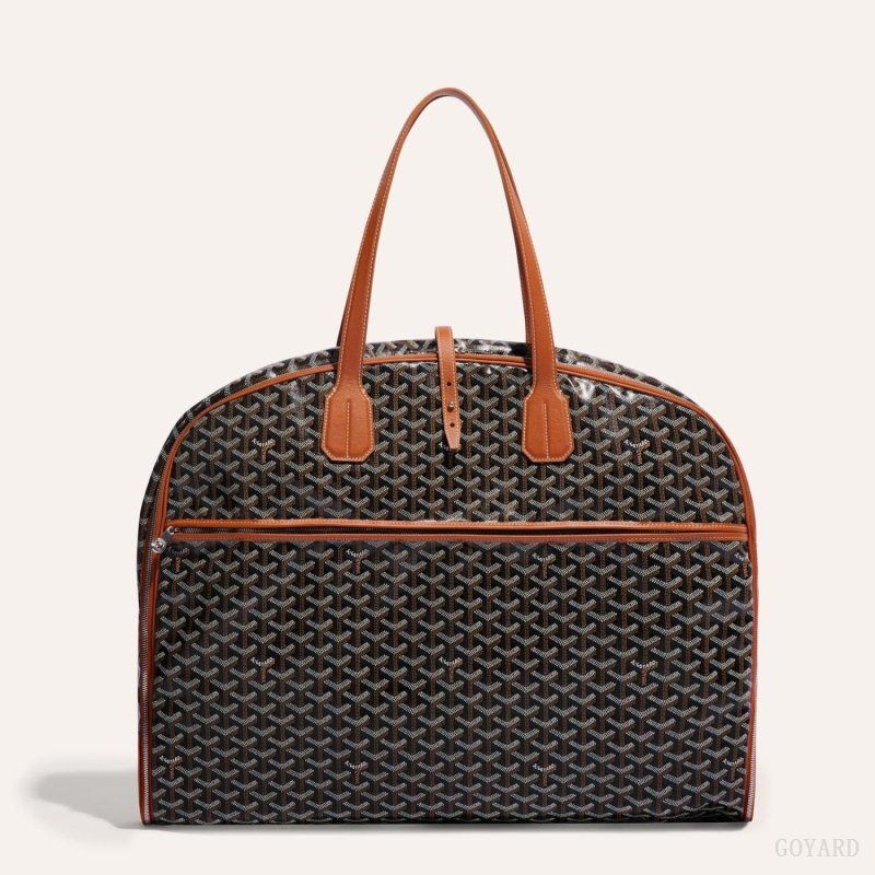 Bolsas De Viagem Goyard MAYFAIR GARMENT COVER Pretas Marrom | GY-OQS9162