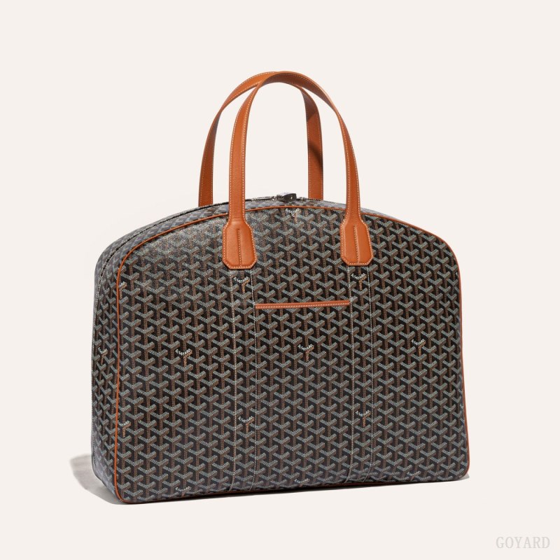 Bolsas De Viagem Goyard SAVILE ROW GARMENT BAG Pretas Marrom | GY-ERY1633