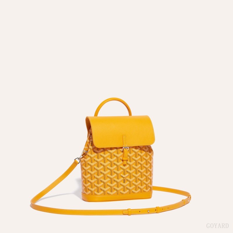 Bolsas Goyard Alpin Mini Backpack Amarelas | GY-VGU3967