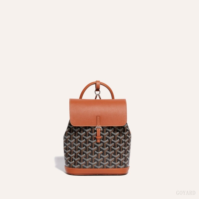 Bolsas Goyard Alpin Mini Backpack Pretas Marrom | GY-HYW3012