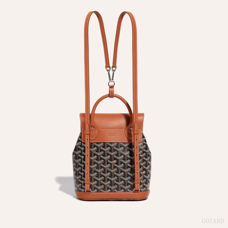 Bolsas Goyard Alpin Mini Backpack Pretas Marrom | GY-HYW3012