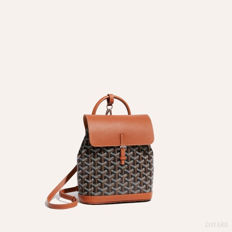 Bolsas Goyard Alpin Mini Backpack Pretas Marrom | GY-HYW3012