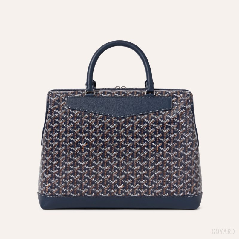 Bolsas Goyard Cisalpin Document Case Azul Marinho Azuis | GY-KIN0127