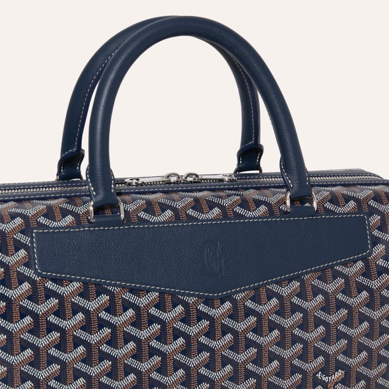 Bolsas Goyard Cisalpin Document Case Azul Marinho Azuis | GY-KIN0127