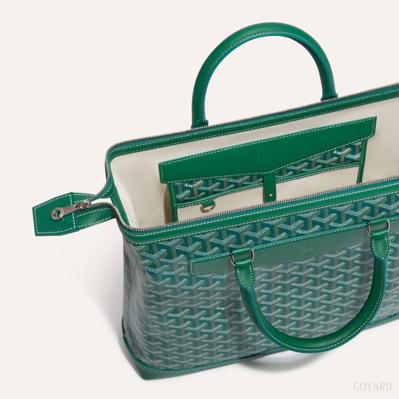 Bolsas Goyard Cisalpin Document Case Verdes | GY-OIQ6535