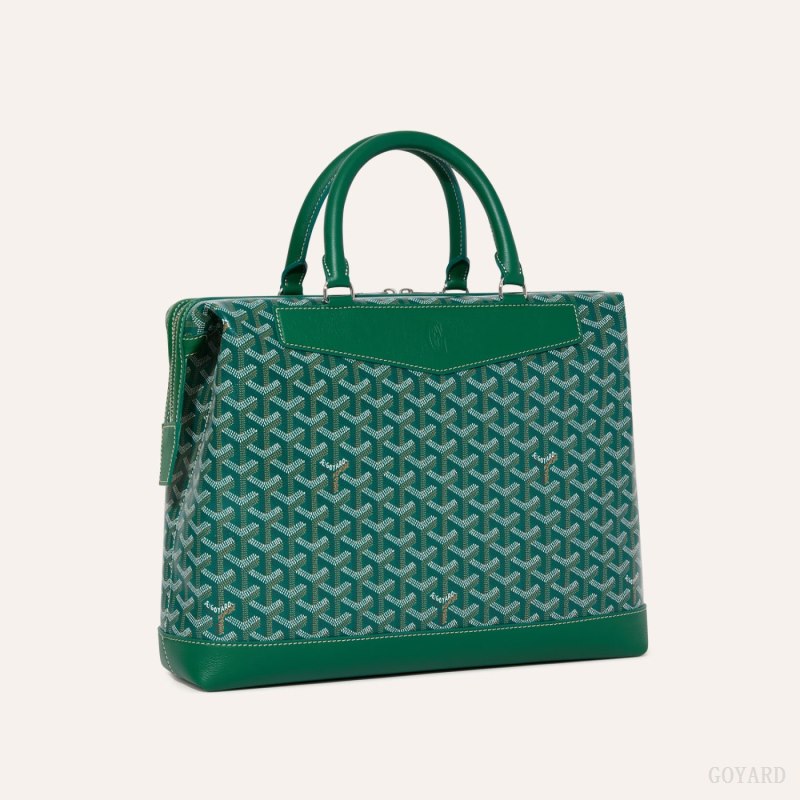 Bolsas Goyard Cisalpin Document Case Verdes | GY-OIQ6535