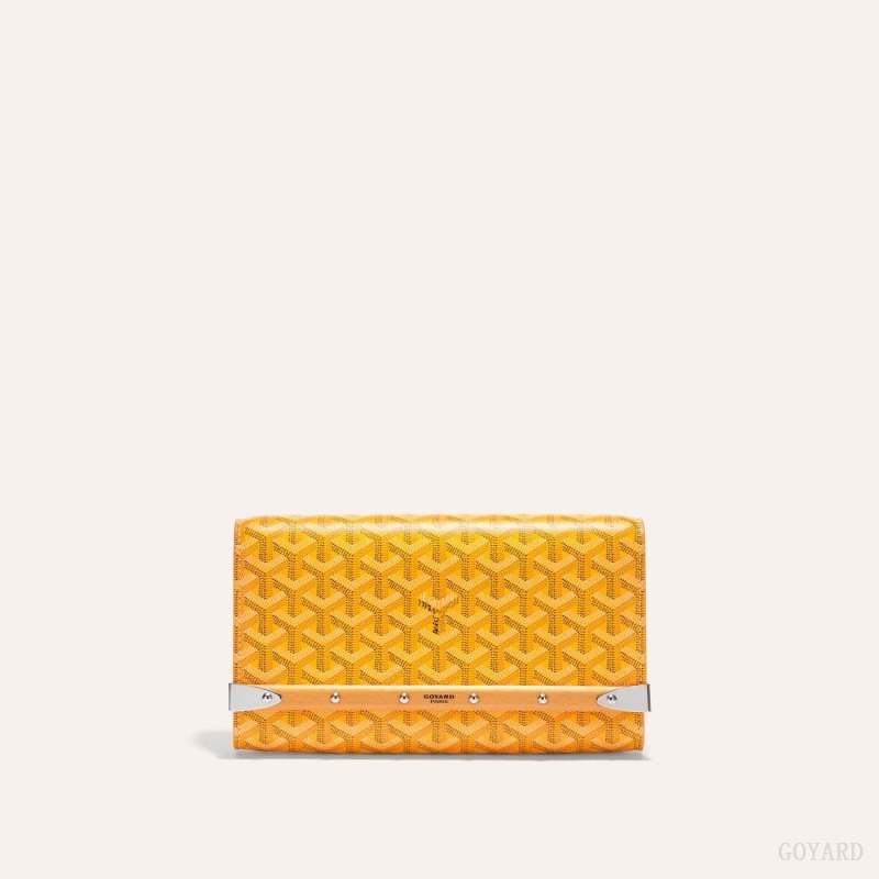 Bolsas Goyard Monte-Carlo PM Clutch Amarelas | GY-PCN6909