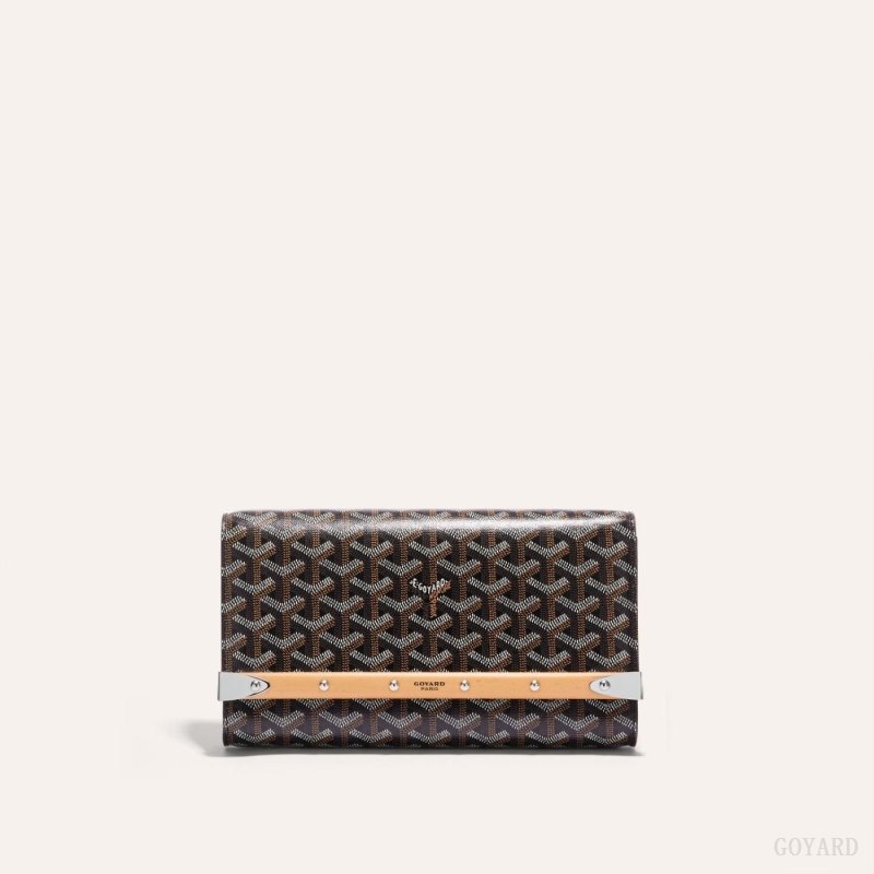 Bolsas Goyard Monte-Carlo PM Clutch Pretas | GY-ROE8260