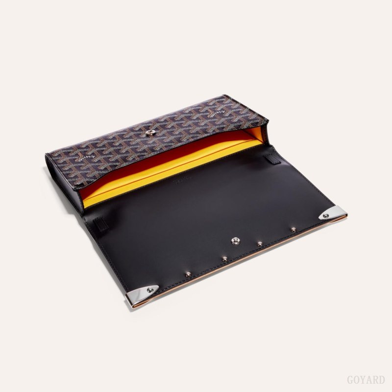Bolsas Goyard Monte-Carlo PM Clutch Pretas | GY-ROE8260