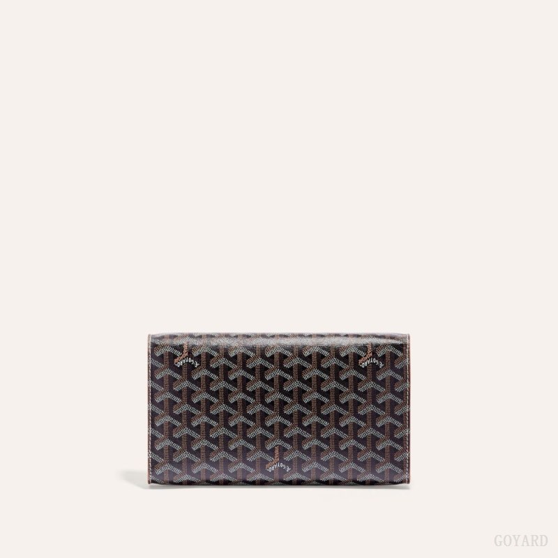 Bolsas Goyard Monte-Carlo PM Clutch Pretas Marrom | GY-HEG9445