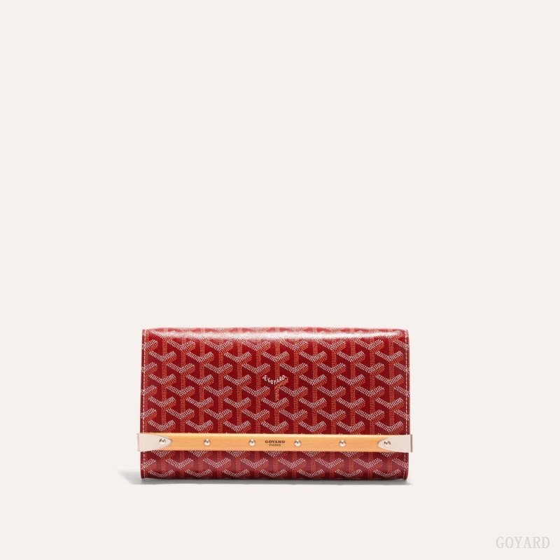 Bolsas Goyard Monte-Carlo PM Clutch Vermelhas | GY-WVS2541