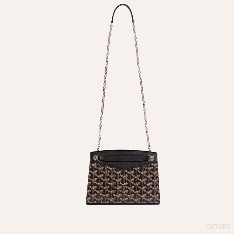 Bolsas Goyard Rouette Structuré Mini Bag Pretas | GY-JWW5392