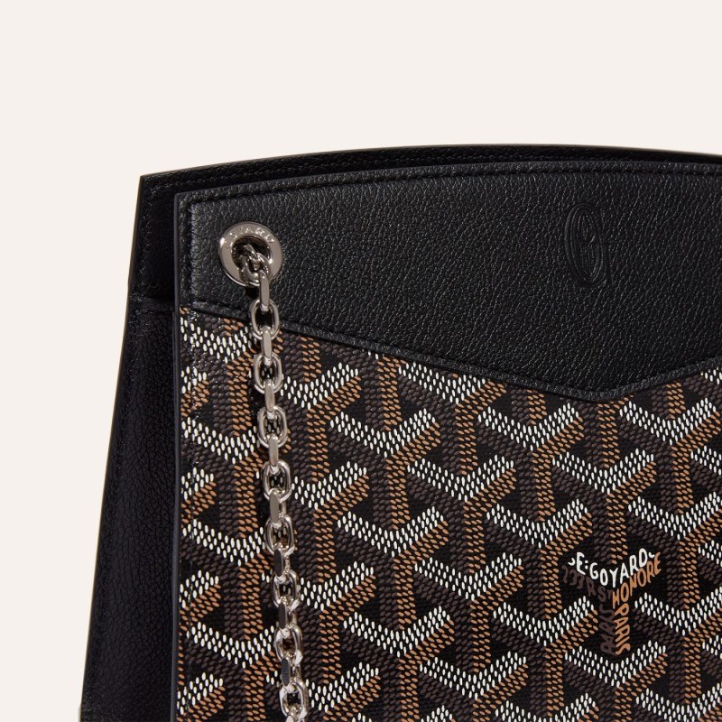 Bolsas Goyard Rouette Structuré Mini Bag Pretas | GY-JWW5392