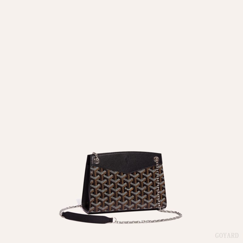Bolsas Goyard Rouette Structuré Mini Bag Pretas | GY-JWW5392