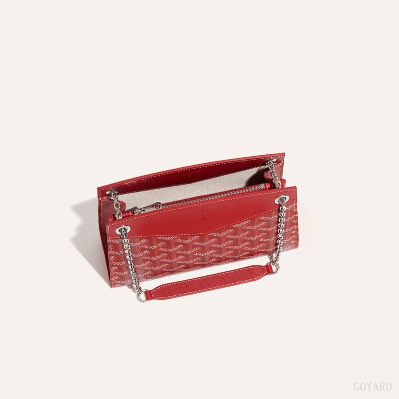 Bolsas Goyard Rouette Structuré Mini Bag Vermelhas | GY-ZYY2106
