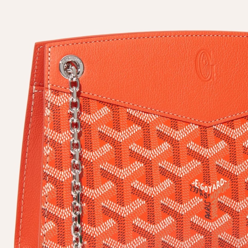 Bolsas Goyard Rouette Structuré Mini Bag Laranja | GY-EUU8752