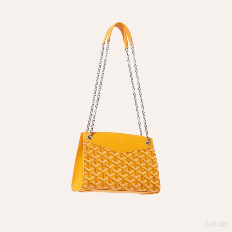 Bolsas Goyard Rouette Structuré Mini Bag Amarelas | GY-HZX0919