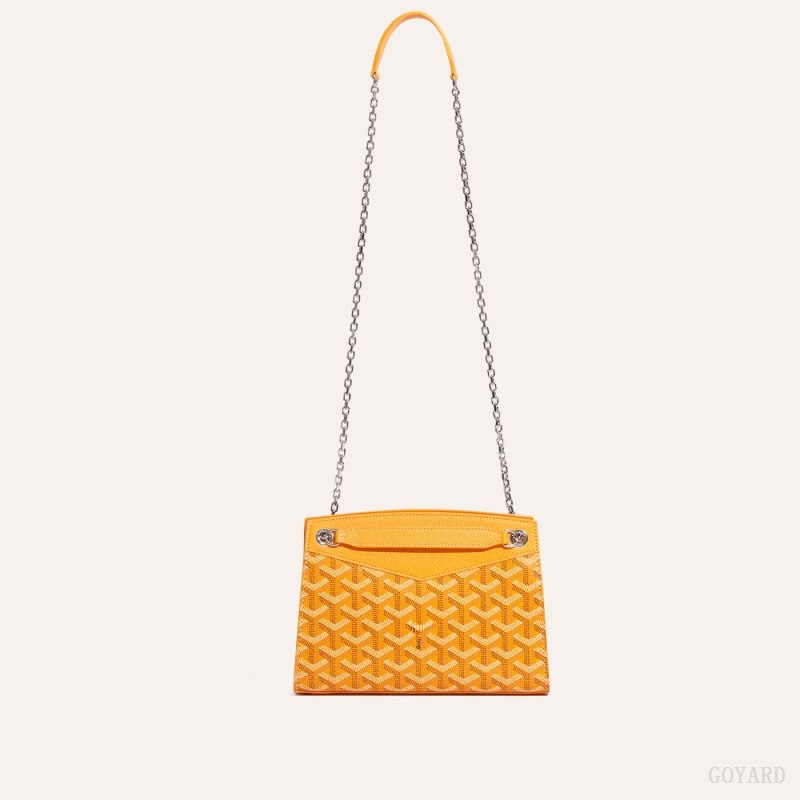 Bolsas Goyard Rouette Structuré Mini Bag Amarelas | GY-HZX0919