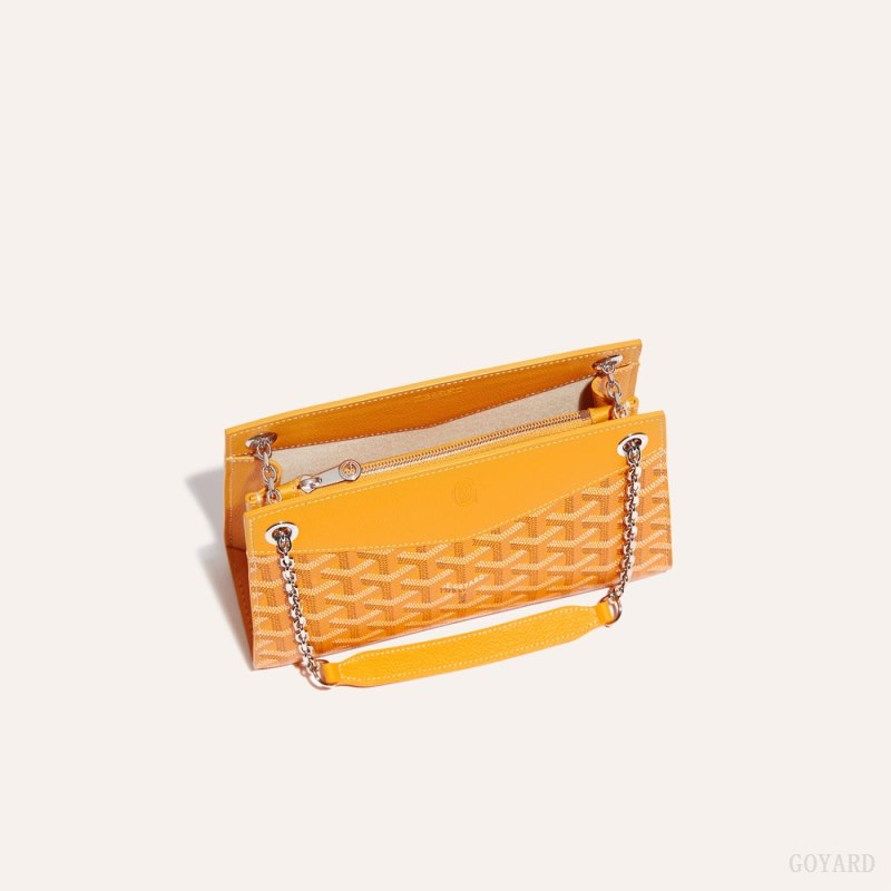 Bolsas Goyard Rouette Structuré Mini Bag Amarelas | GY-HZX0919