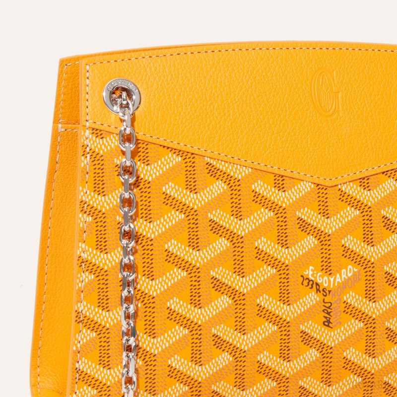 Bolsas Goyard Rouette Structuré Mini Bag Amarelas | GY-HZX0919