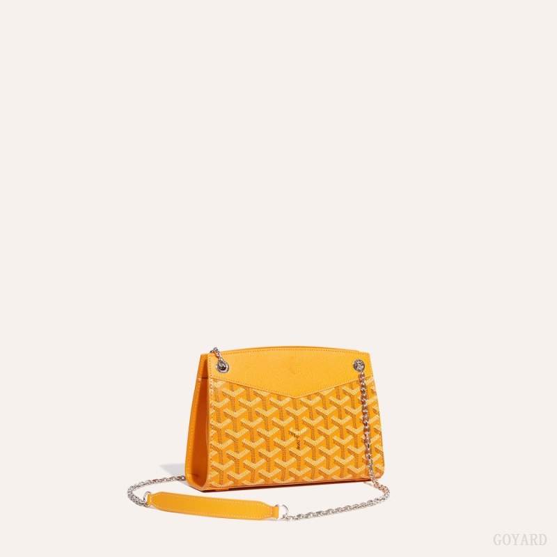 Bolsas Goyard Rouette Structuré Mini Bag Amarelas | GY-HZX0919